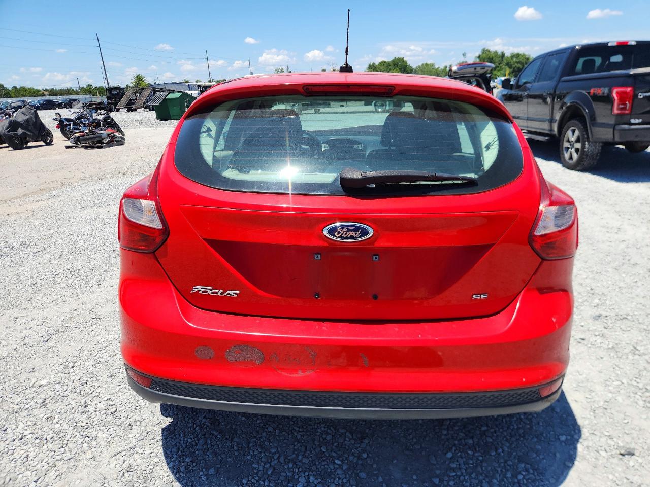 2013 Ford Focus Se Red vin: 1FADP3K21DL217855