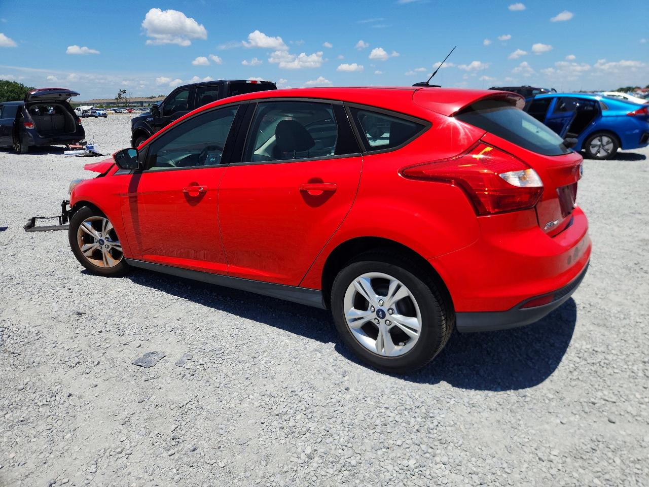 2013 Ford Focus Se Red vin: 1FADP3K21DL217855
