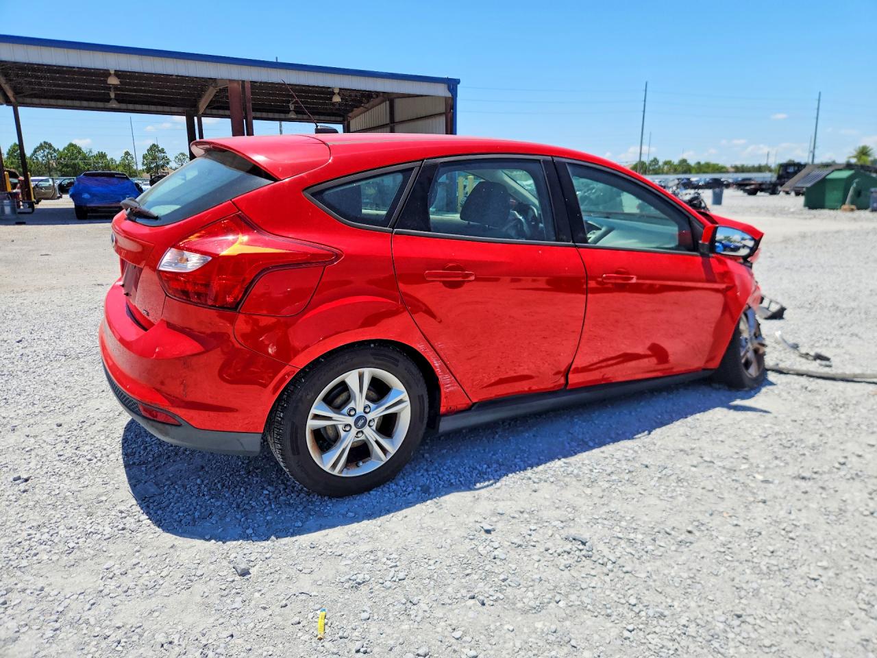 2013 Ford Focus Se Red vin: 1FADP3K21DL217855