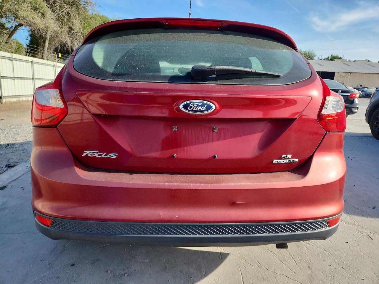 2013 Ford Focus Se Темно-бордовый vin: 1FADP3K21DL233893