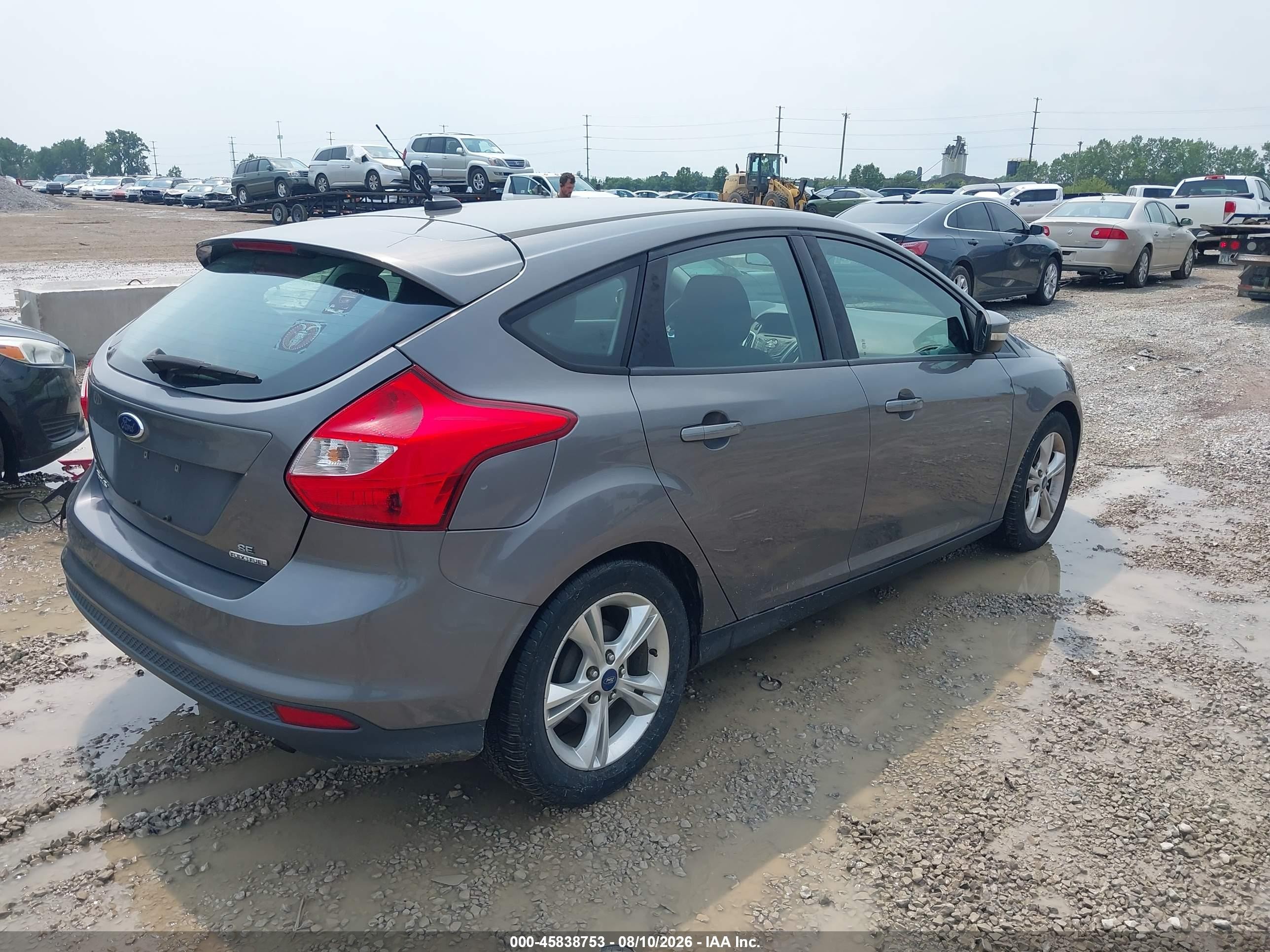 2013 Ford Focus Se Gray vin: 1FADP3K21DL263685
