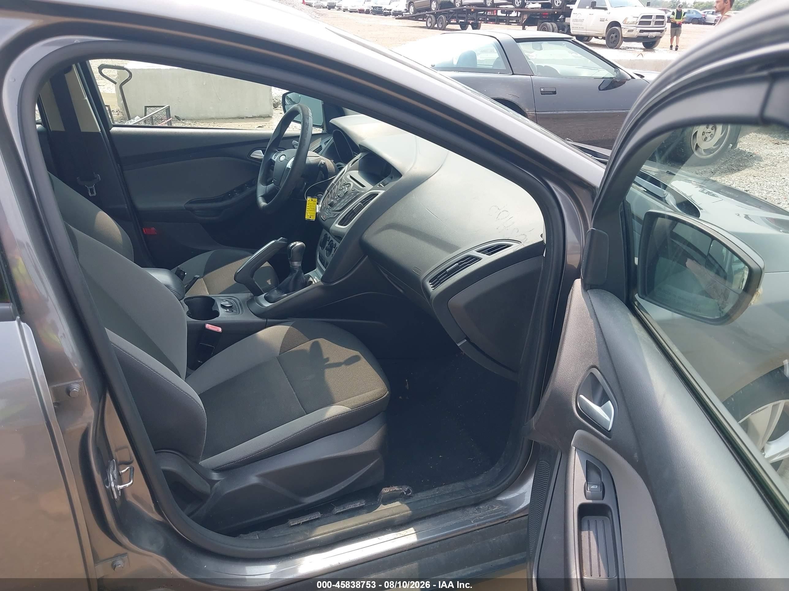 2013 Ford Focus Se Gray vin: 1FADP3K21DL263685