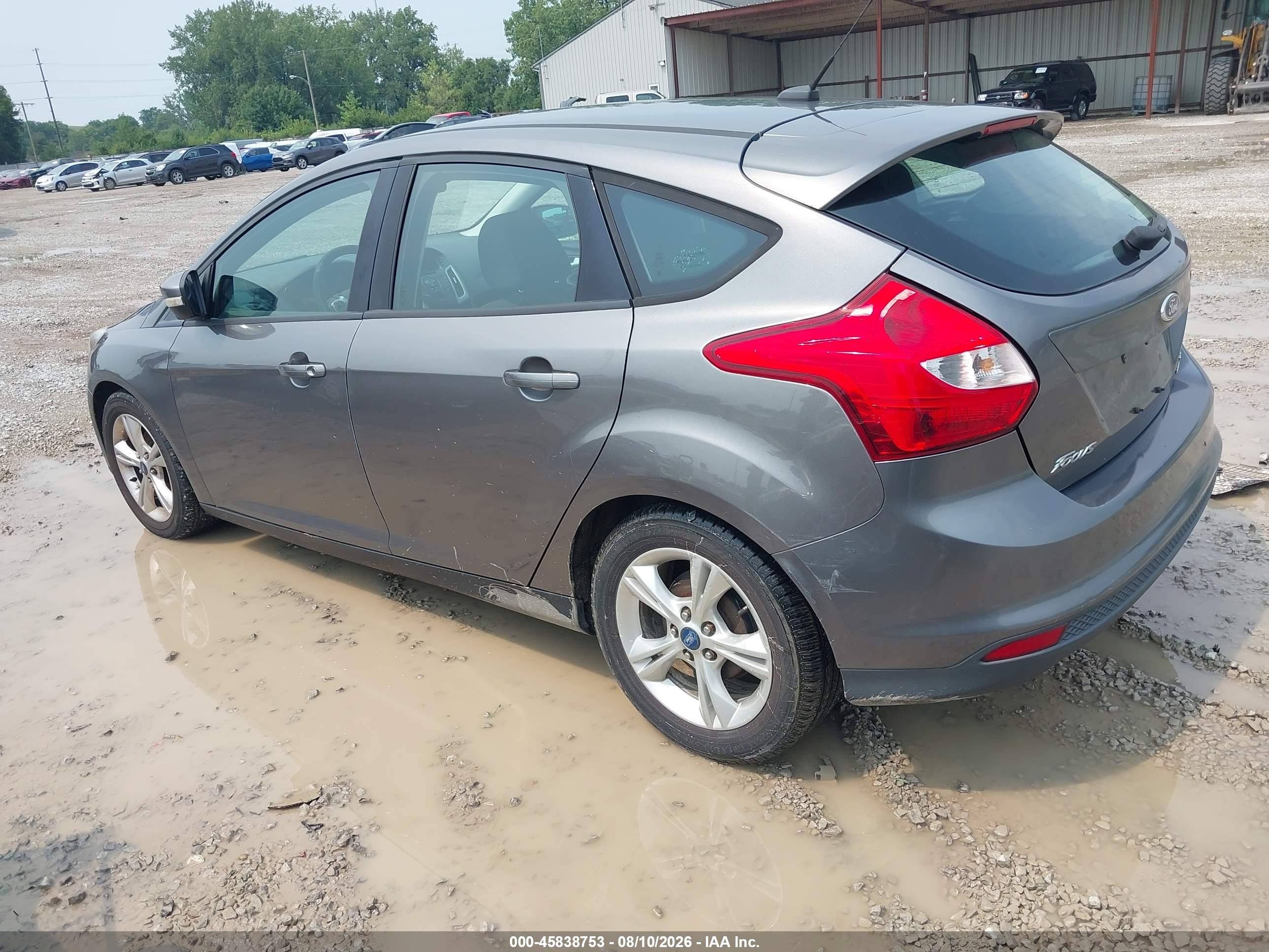 2013 Ford Focus Se Gray vin: 1FADP3K21DL263685