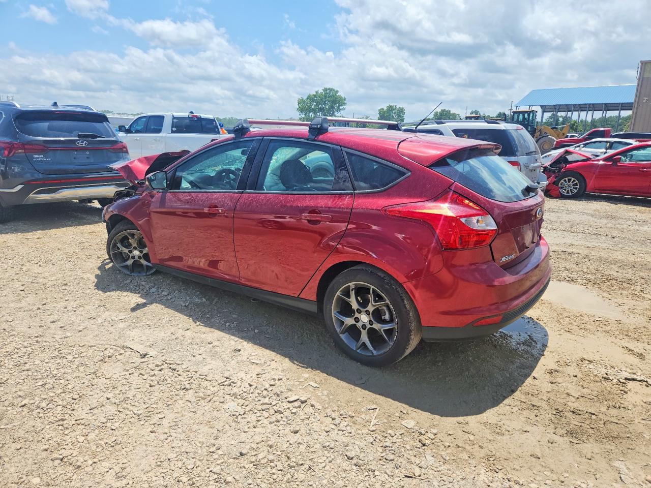 2013 Ford Focus Se Red vin: 1FADP3K21DL280776