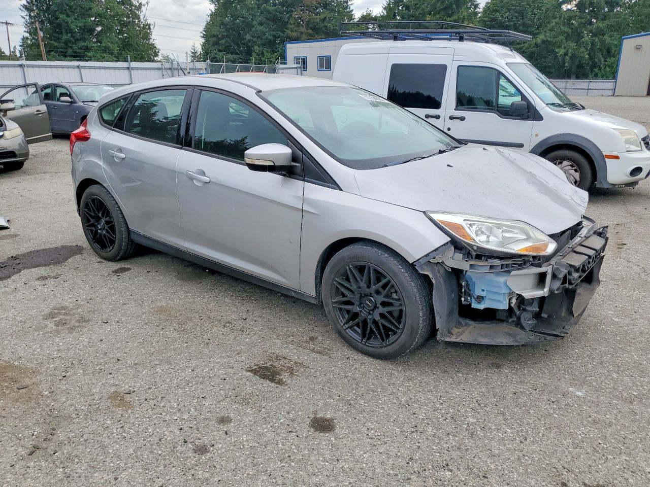 2013 Ford Focus Se Silver vin: 1FADP3K21DL314103