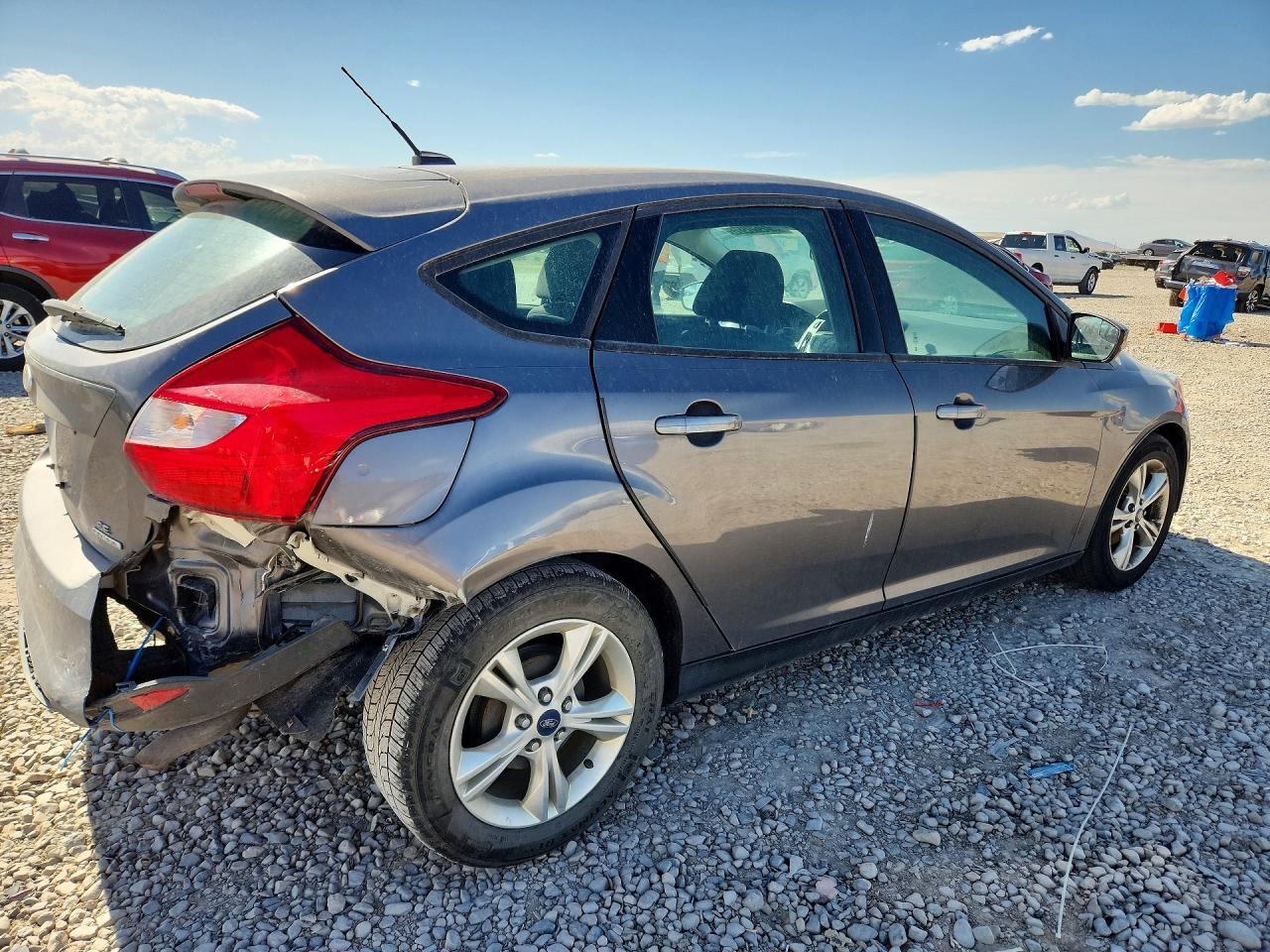 2013 Ford Focus Se Gray vin: 1FADP3K21DL323240