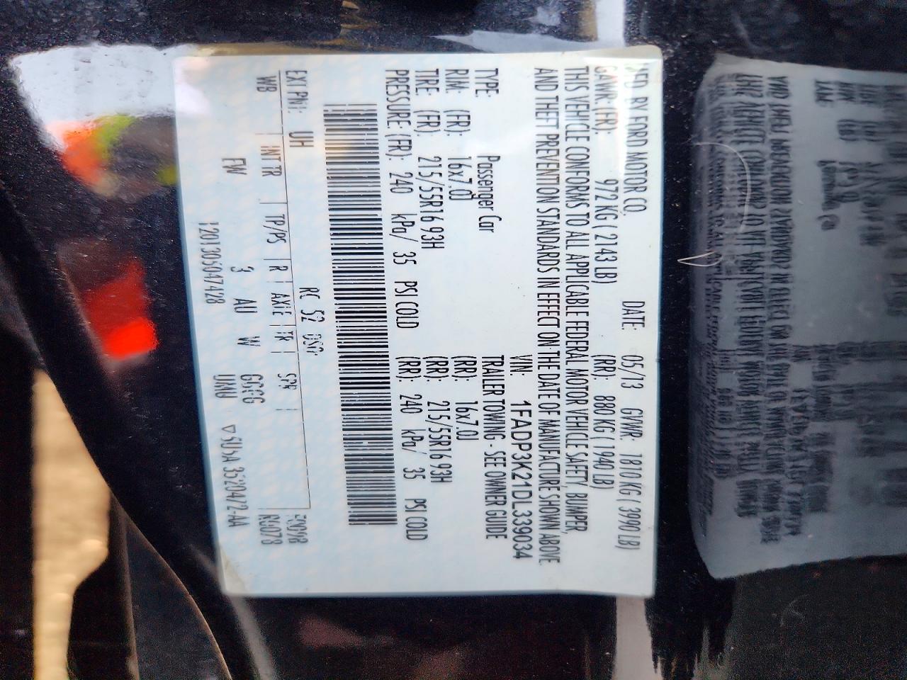 2013 Ford Focus Se Black vin: 1FADP3K21DL339034