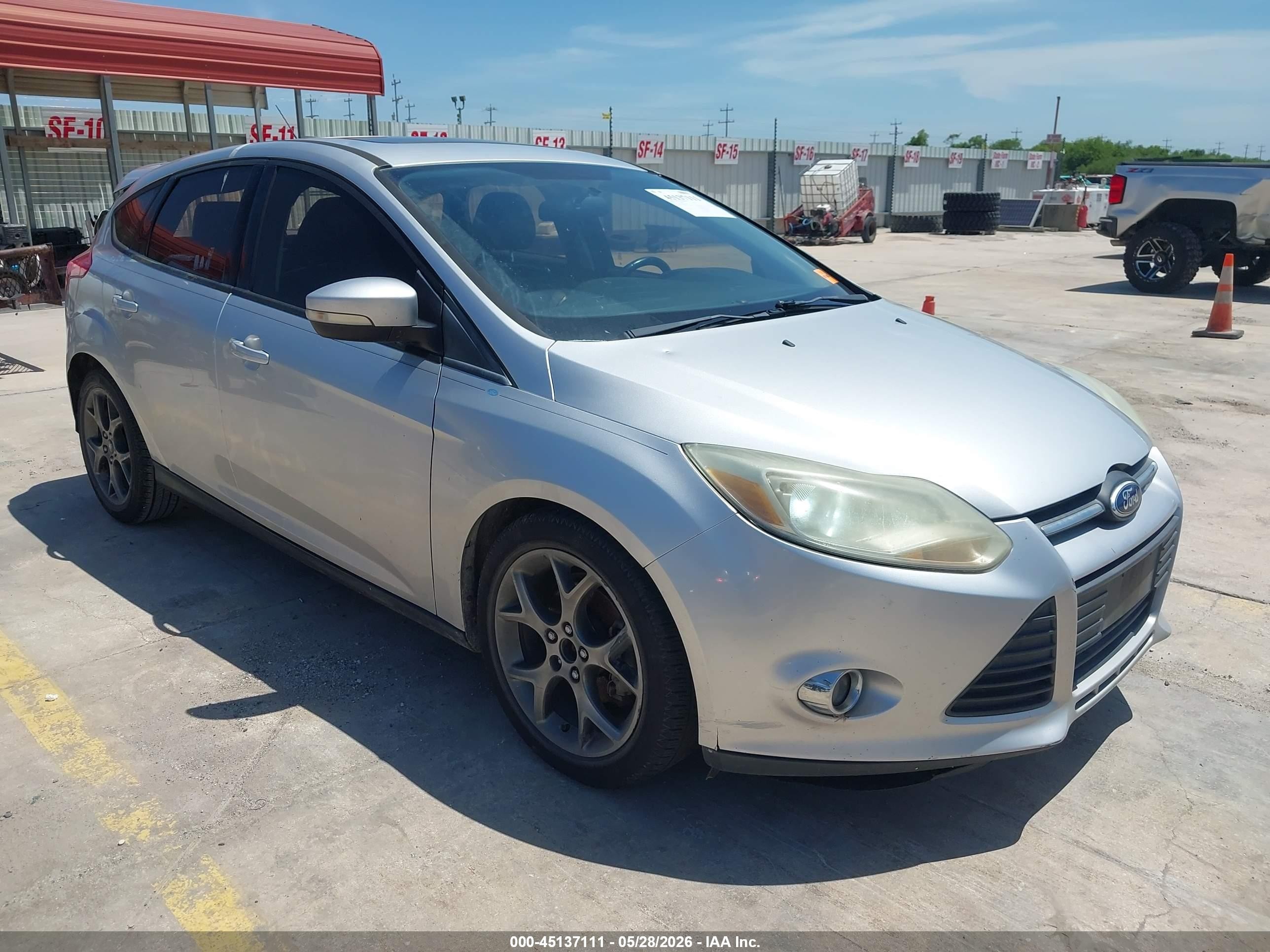 2013 Ford Focus Se Silver vin: 1FADP3K21DL344508