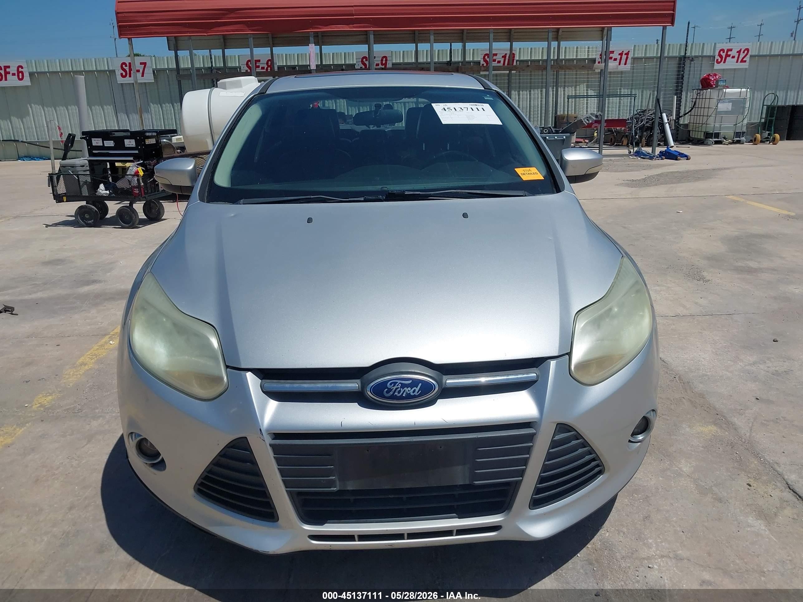 2013 Ford Focus Se Silver vin: 1FADP3K21DL344508