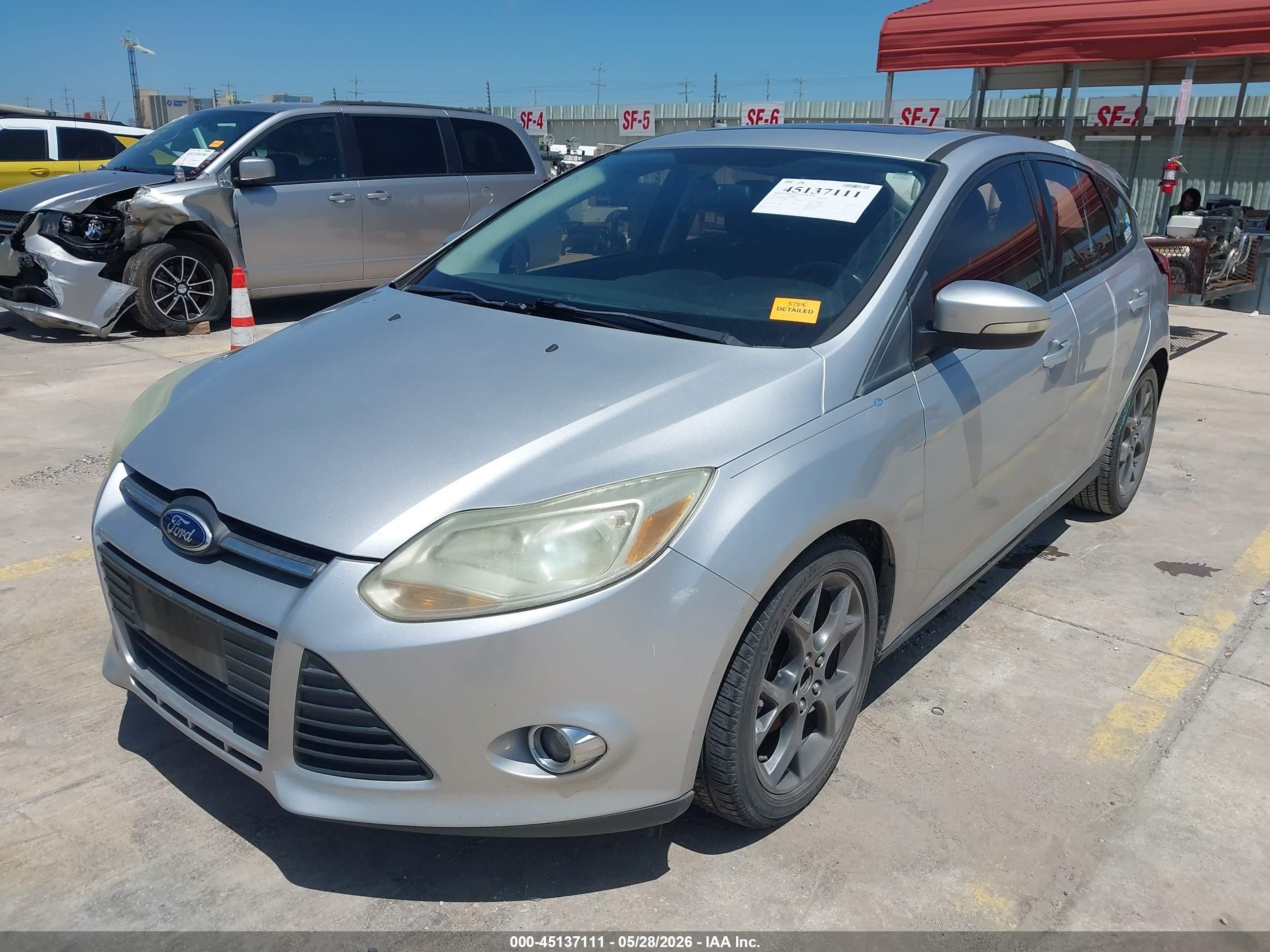 2013 Ford Focus Se Silver vin: 1FADP3K21DL344508