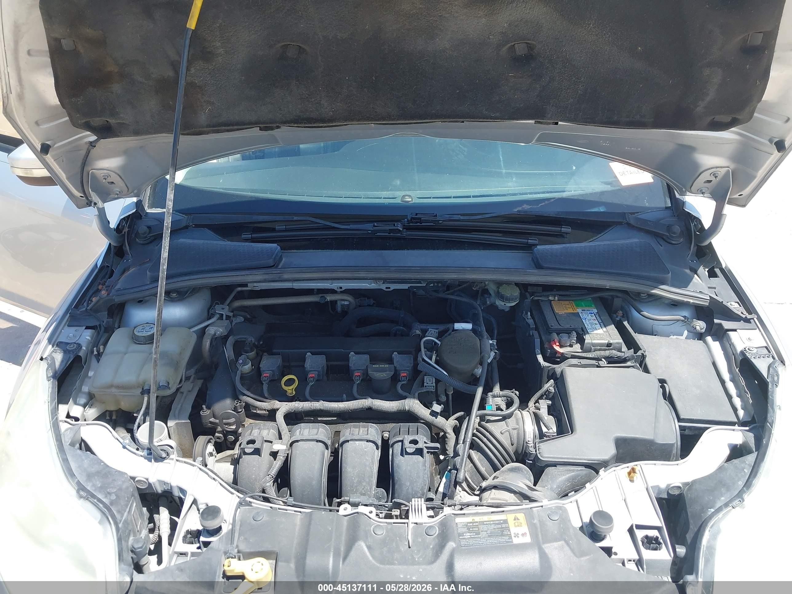 2013 Ford Focus Se Silver vin: 1FADP3K21DL344508