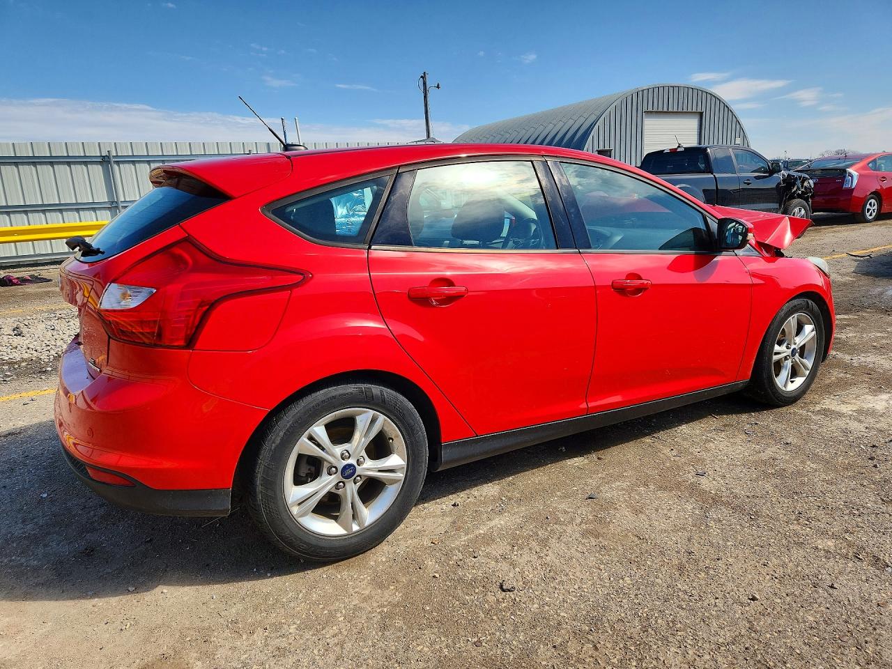 2014 Ford Focus Se Red vin: 1FADP3K21EL102724