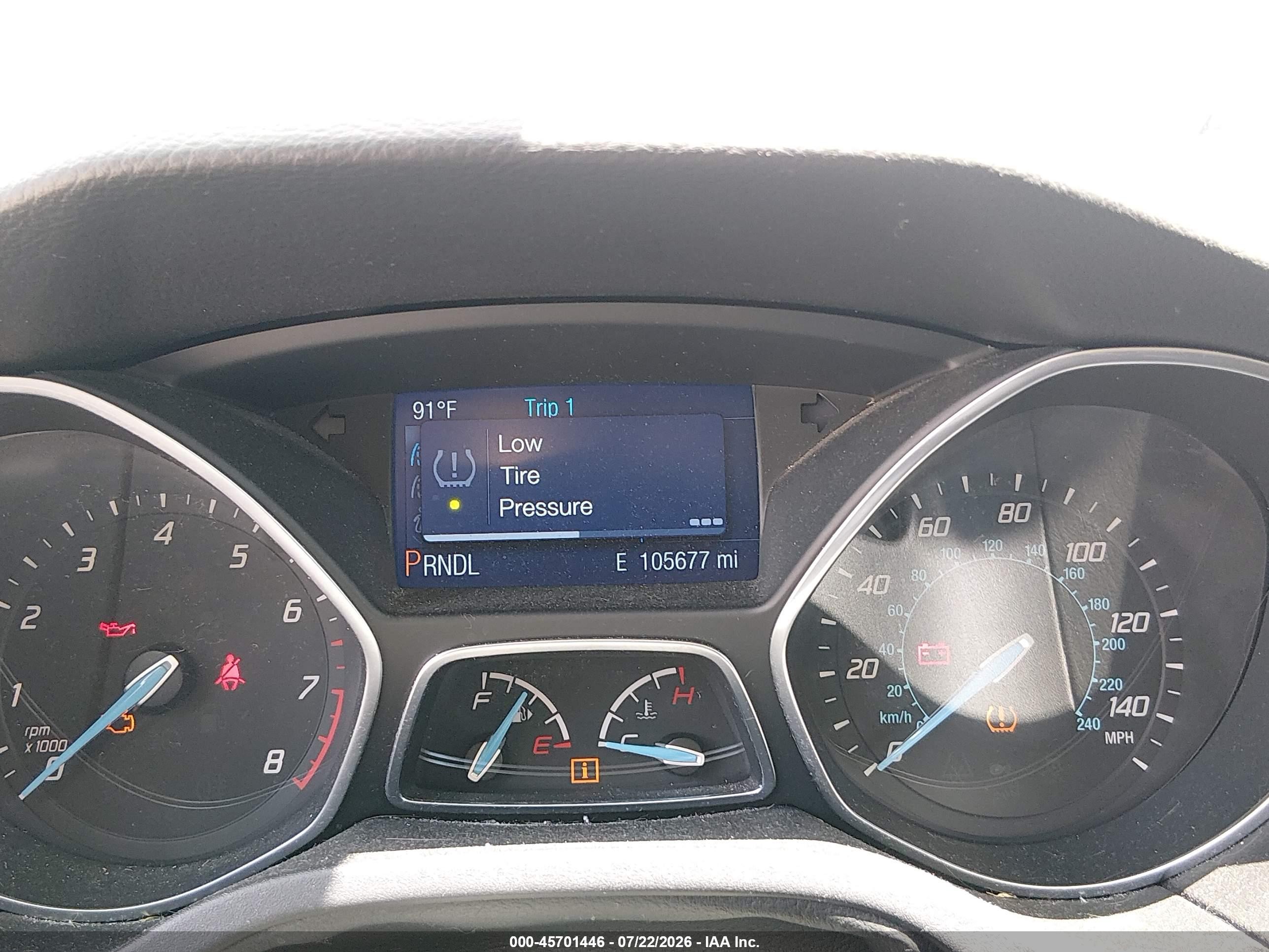 2014 Ford Focus Se Gray vin: 1FADP3K21EL136887