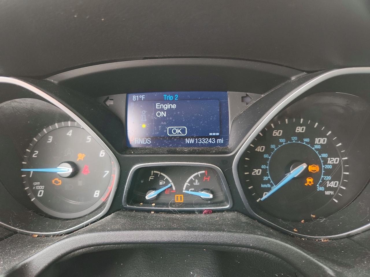 2014 Ford Focus Se Black vin: 1FADP3K21EL144343