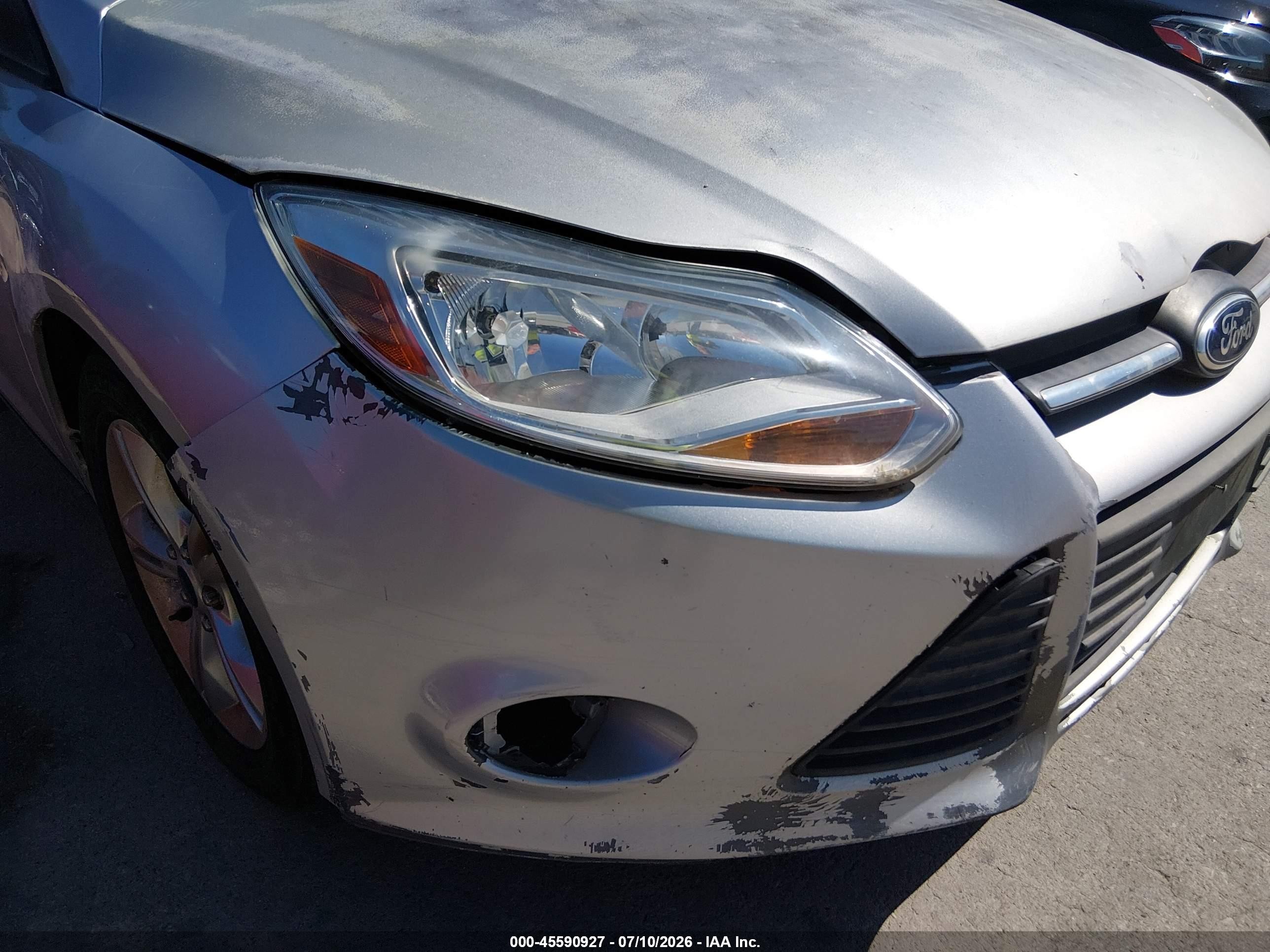 2014 Ford Focus Se Gray vin: 1FADP3K21EL157660