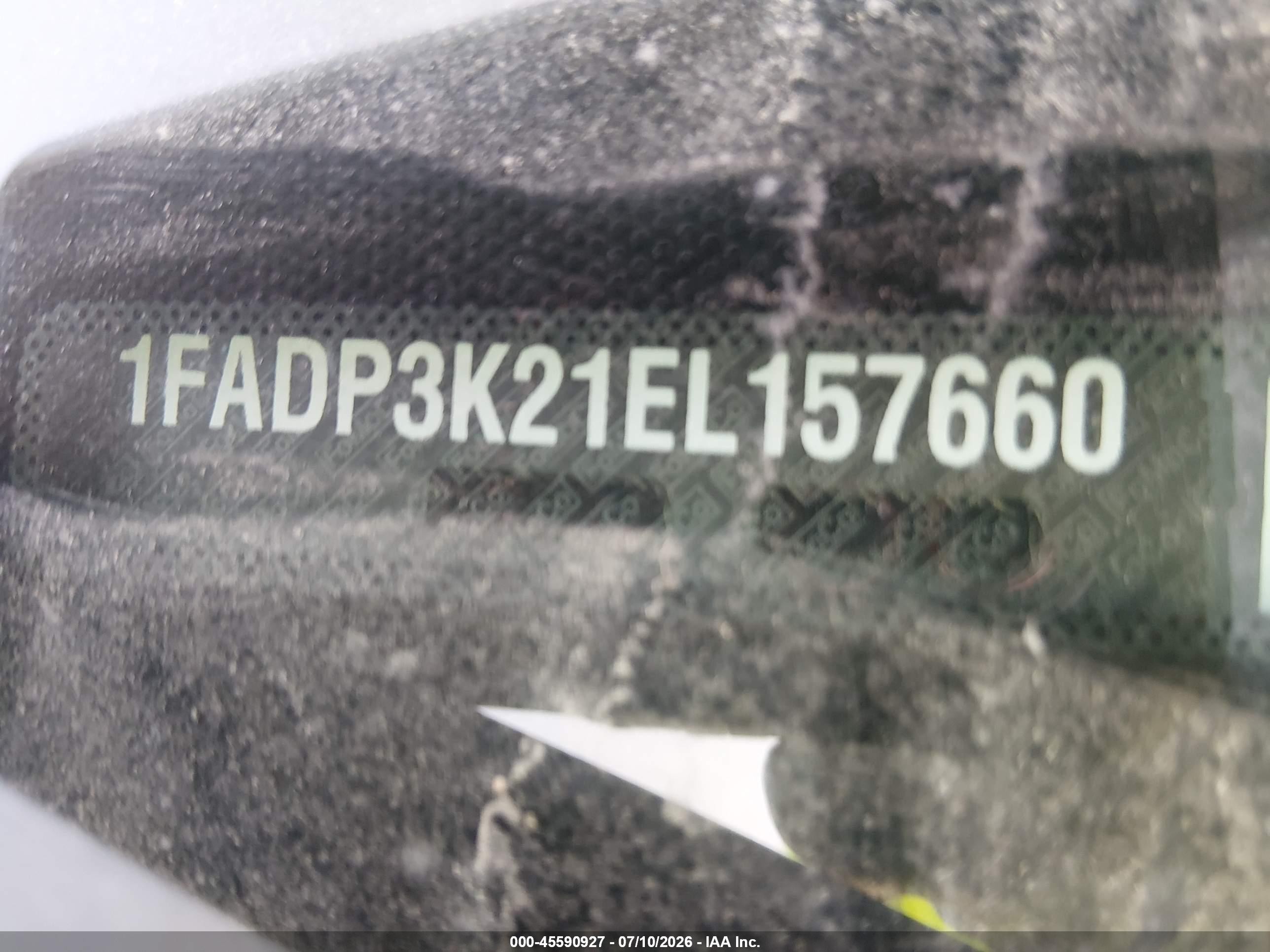 2014 Ford Focus Se Gray vin: 1FADP3K21EL157660