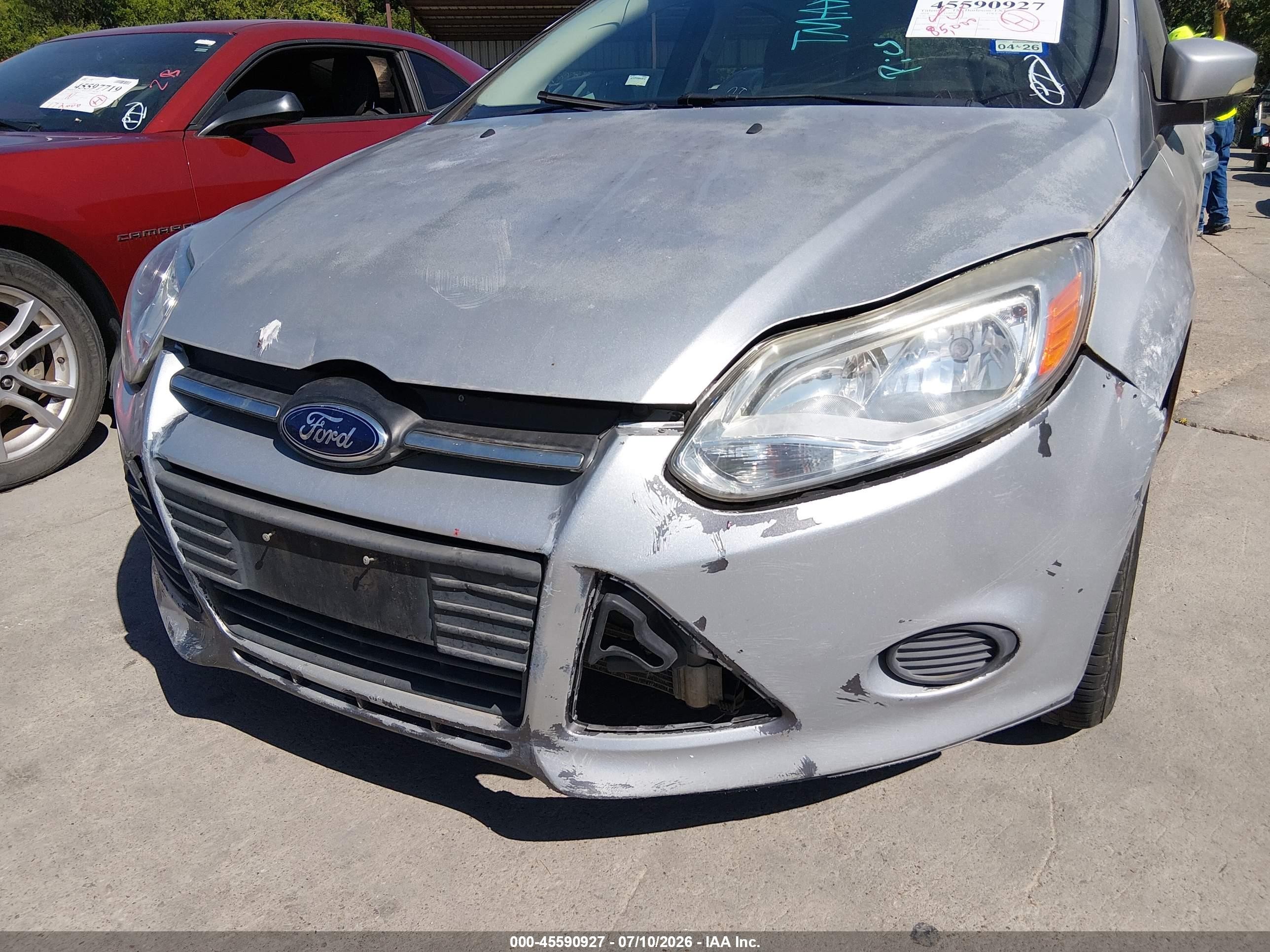 2014 Ford Focus Se Gray vin: 1FADP3K21EL157660