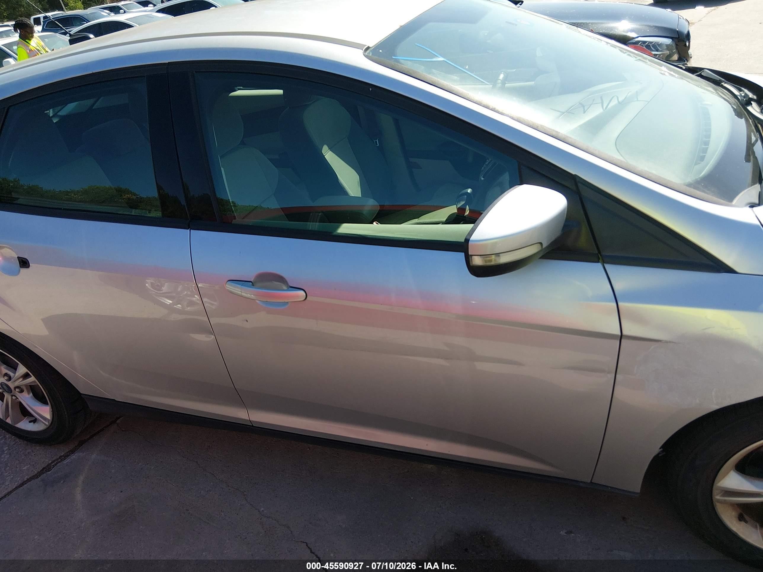 2014 Ford Focus Se Gray vin: 1FADP3K21EL157660