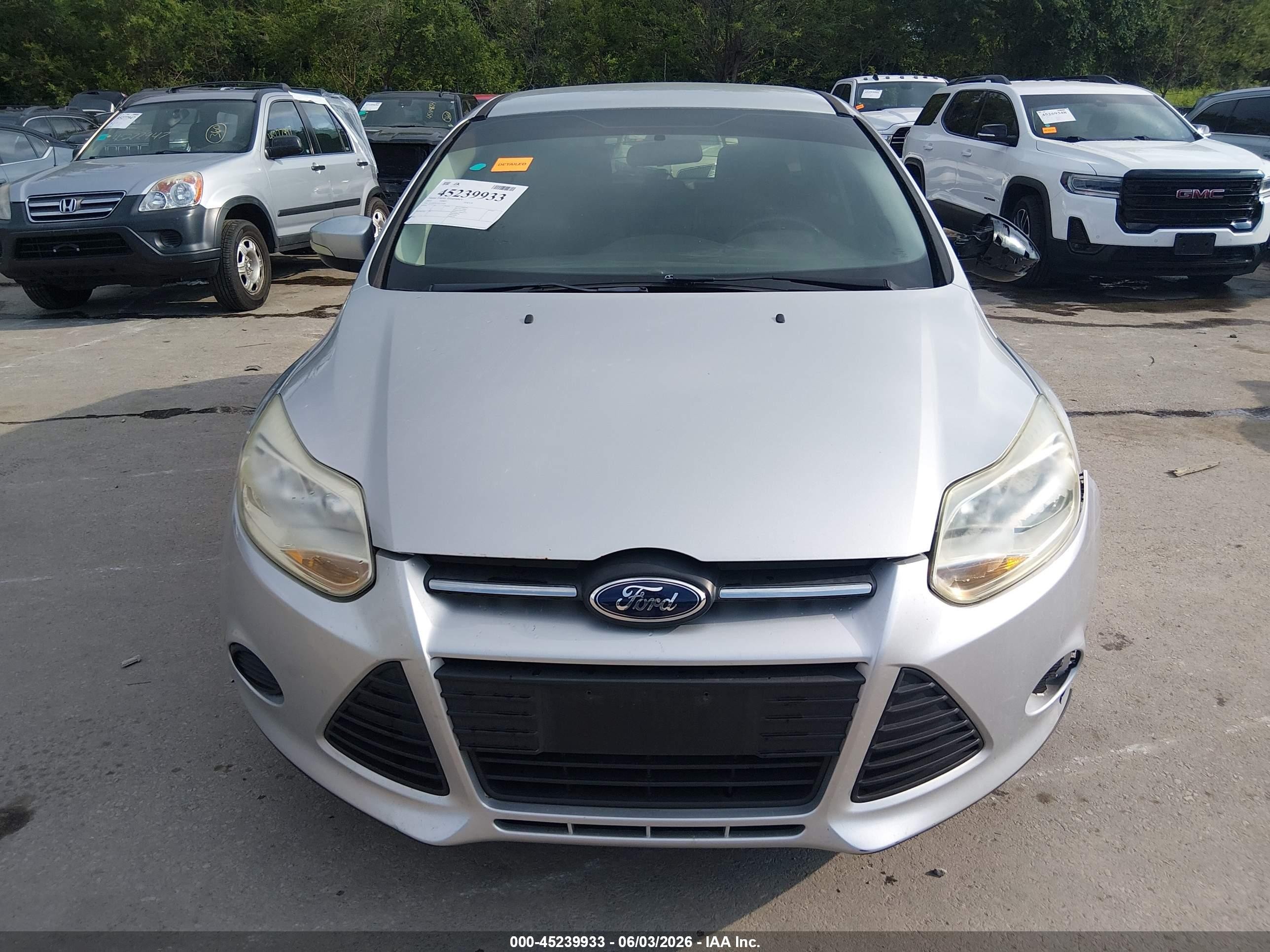 2014 Ford Focus Se Silver vin: 1FADP3K21EL197091