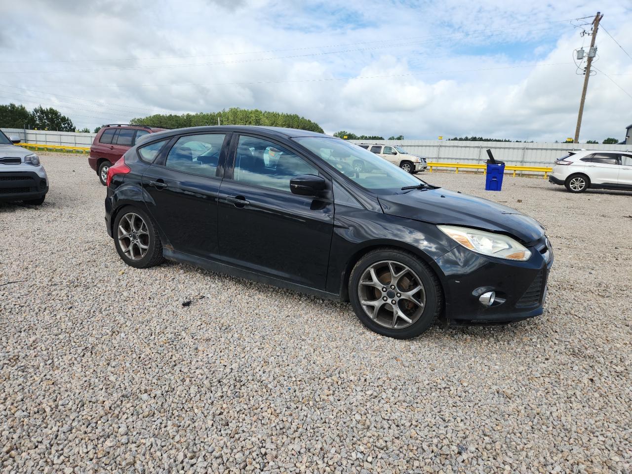 2014 Ford Focus Se Black vin: 1FADP3K21EL209949
