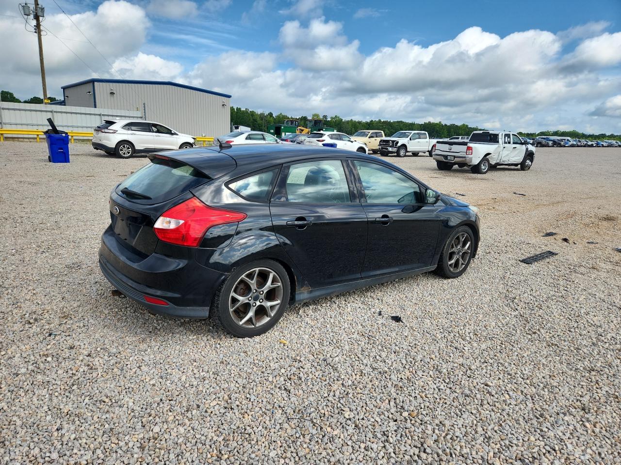 2014 Ford Focus Se Black vin: 1FADP3K21EL209949