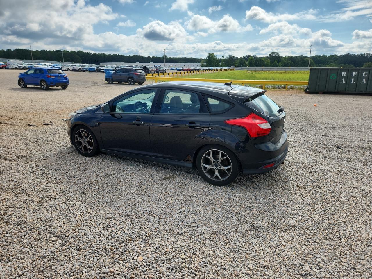2014 Ford Focus Se Black vin: 1FADP3K21EL209949