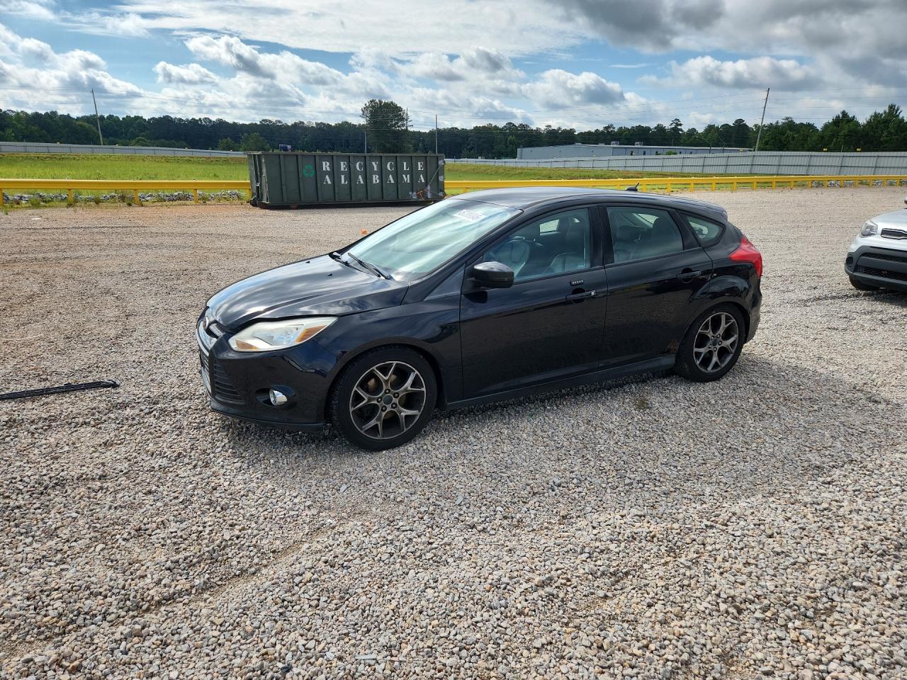 2014 Ford Focus Se Black vin: 1FADP3K21EL209949