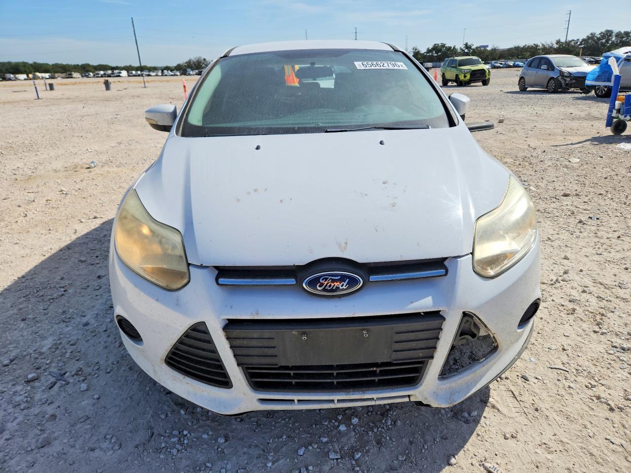 2014 Ford Focus Se White vin: 1FADP3K21EL211944