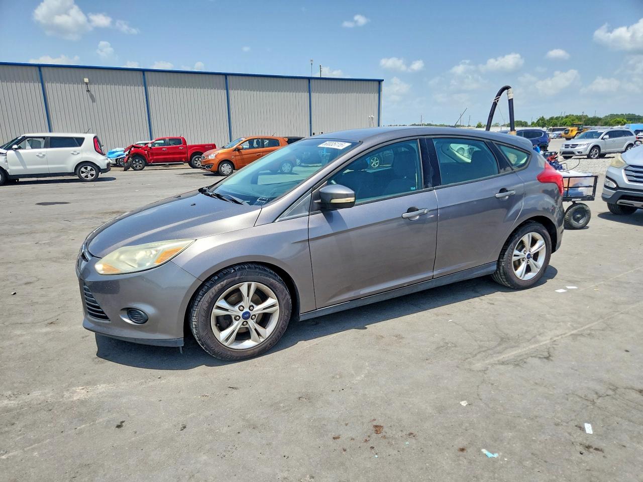 2014 Ford Focus Se Gray vin: 1FADP3K21EL252090