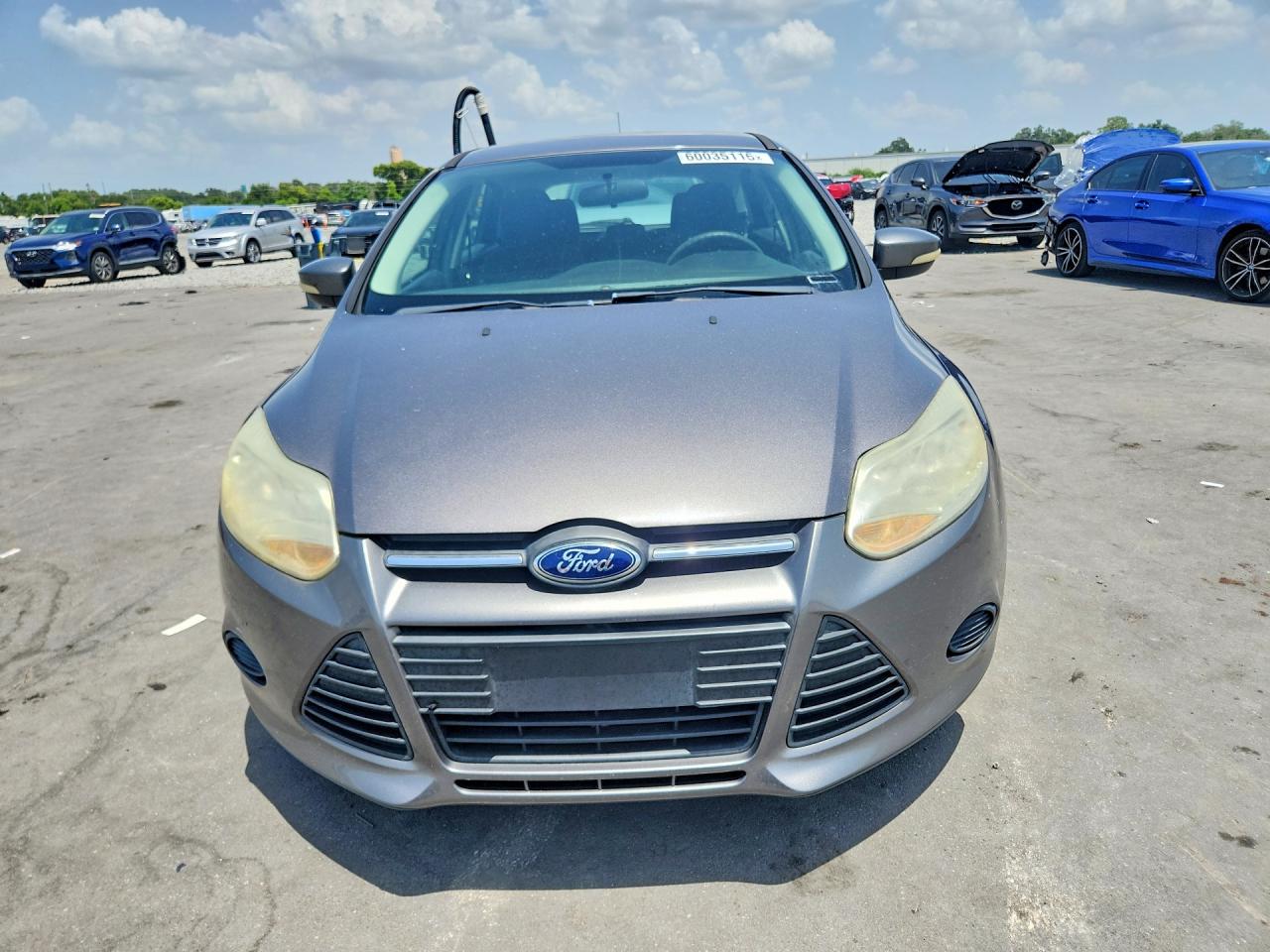 2014 Ford Focus Se Gray vin: 1FADP3K21EL252090
