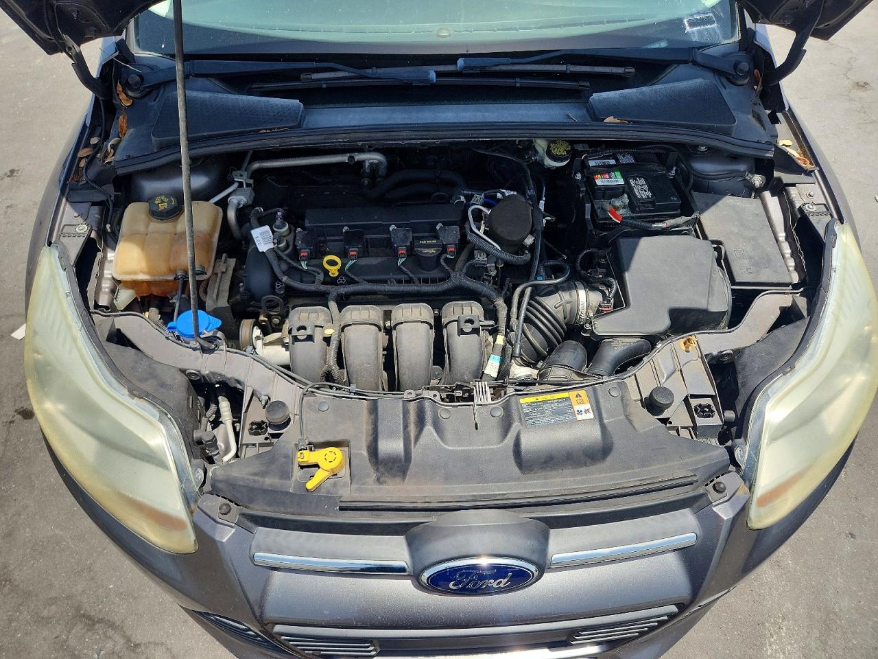 2014 Ford Focus Se Gray vin: 1FADP3K21EL252090