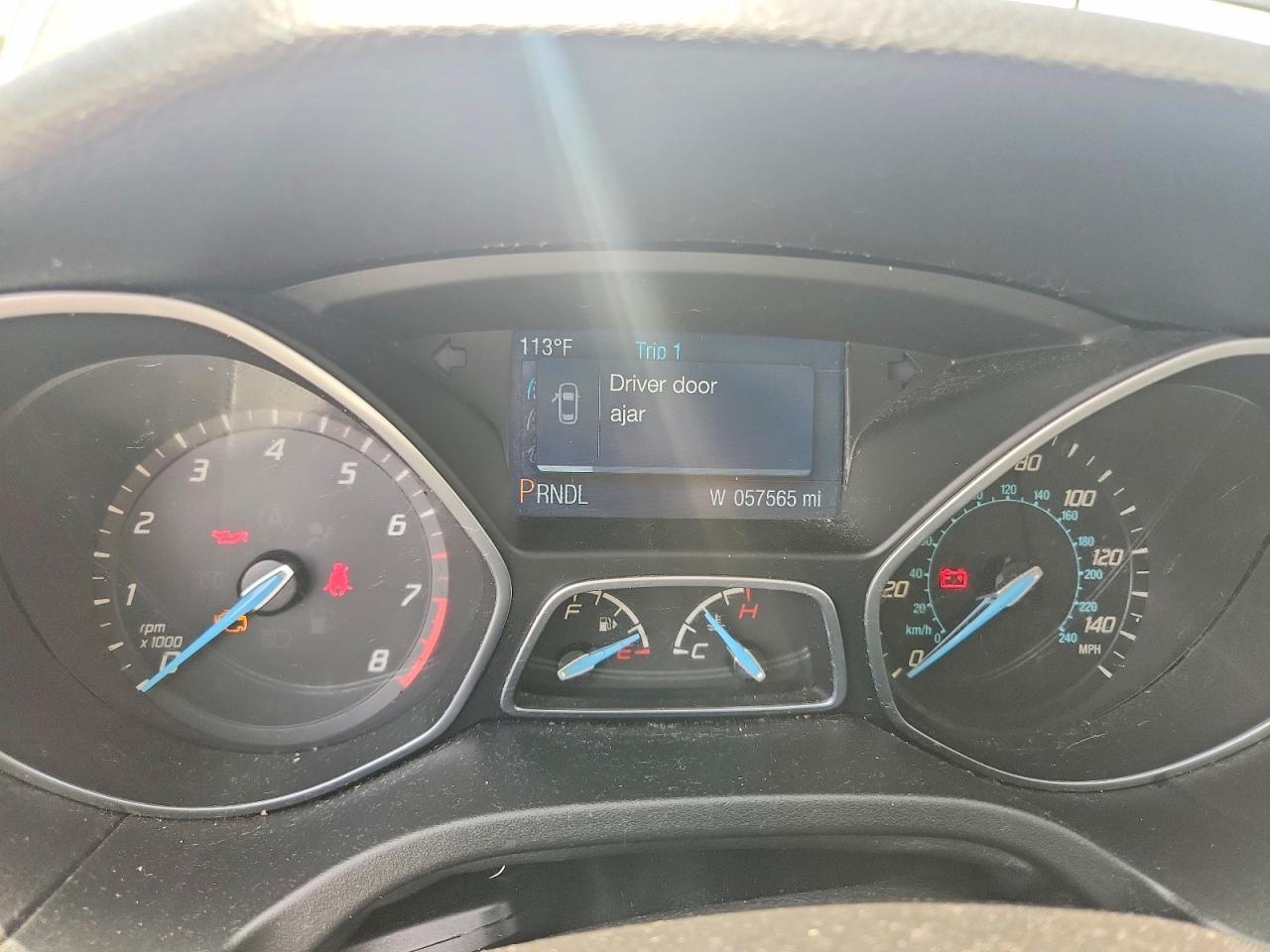 2014 Ford Focus Se Gray vin: 1FADP3K21EL252090