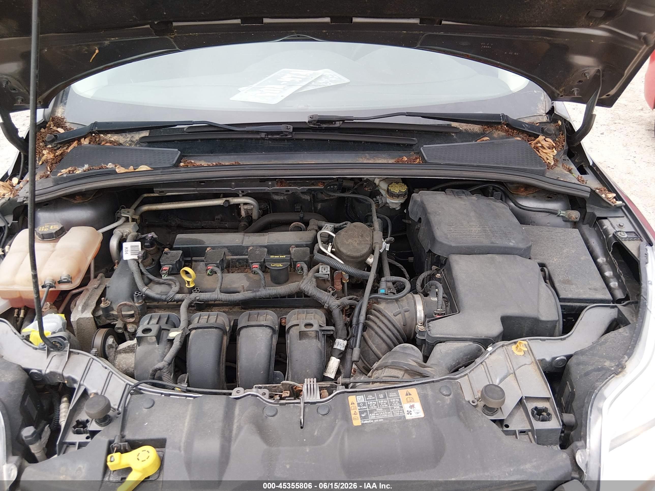 2014 Ford Focus Se Gray vin: 1FADP3K21EL304947