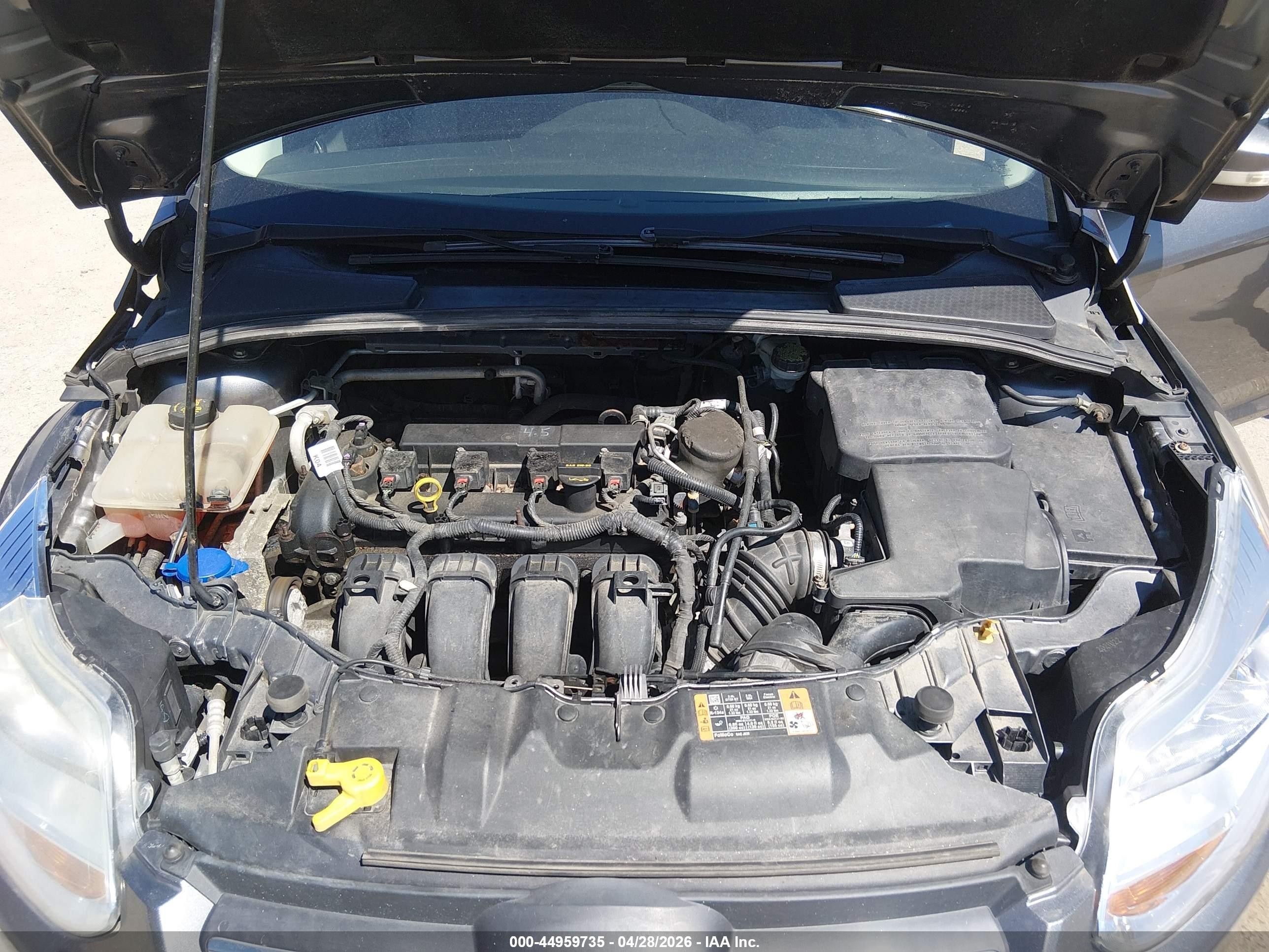 2014 Ford Focus Se Gray vin: 1FADP3K21EL336216
