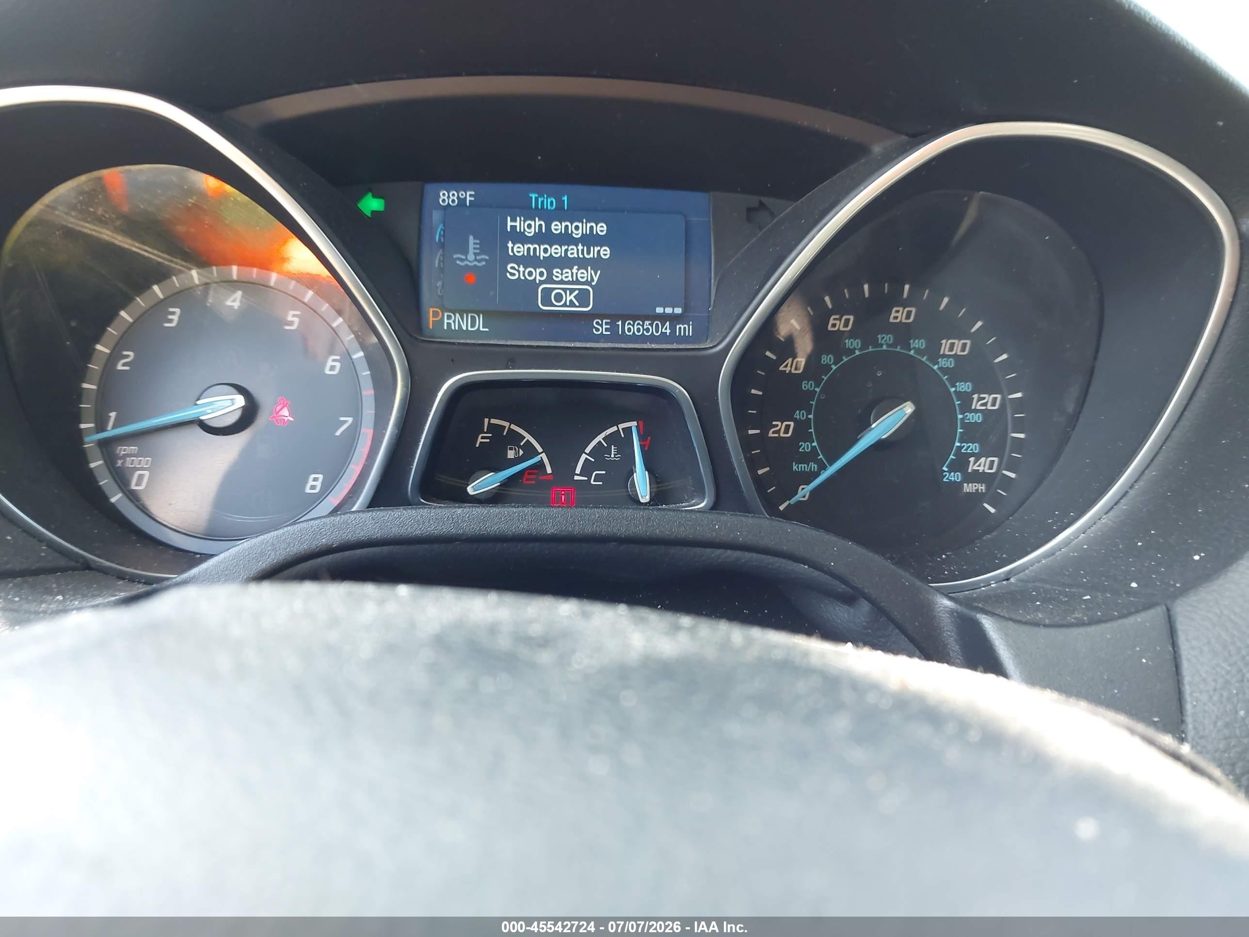 2014 Ford Focus Se Red vin: 1FADP3K21EL368261