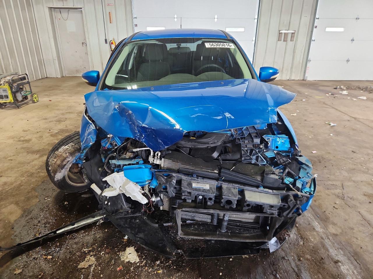 2014 Ford Focus Se Синий vin: 1FADP3K21EL427728