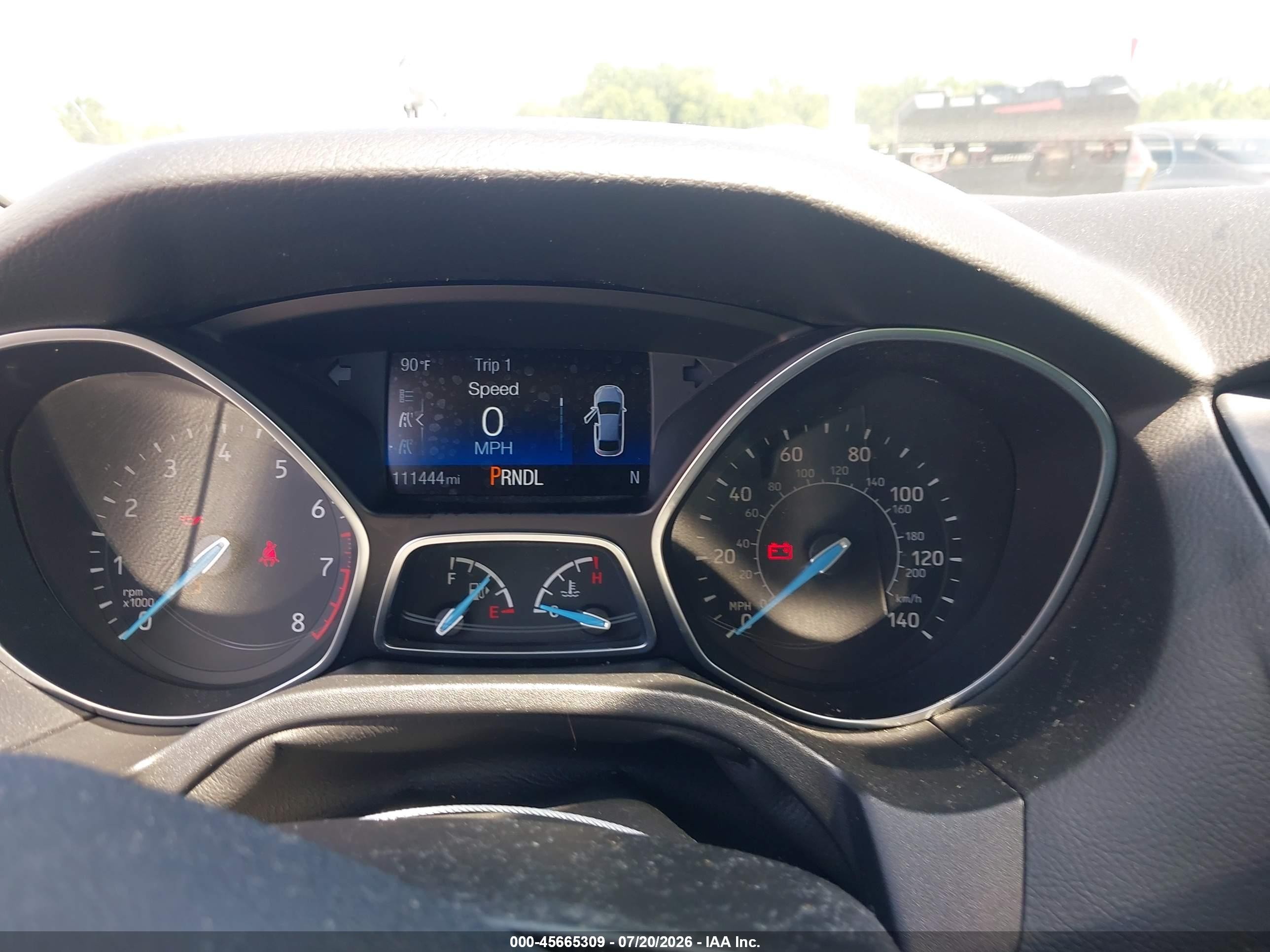 2015 Ford Focus Se Gray vin: 1FADP3K21FL259848