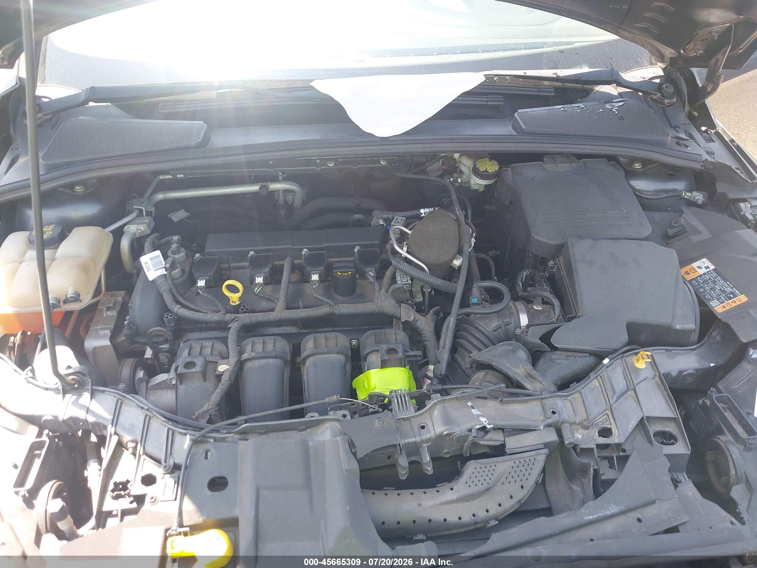2015 Ford Focus Se Gray vin: 1FADP3K21FL259848