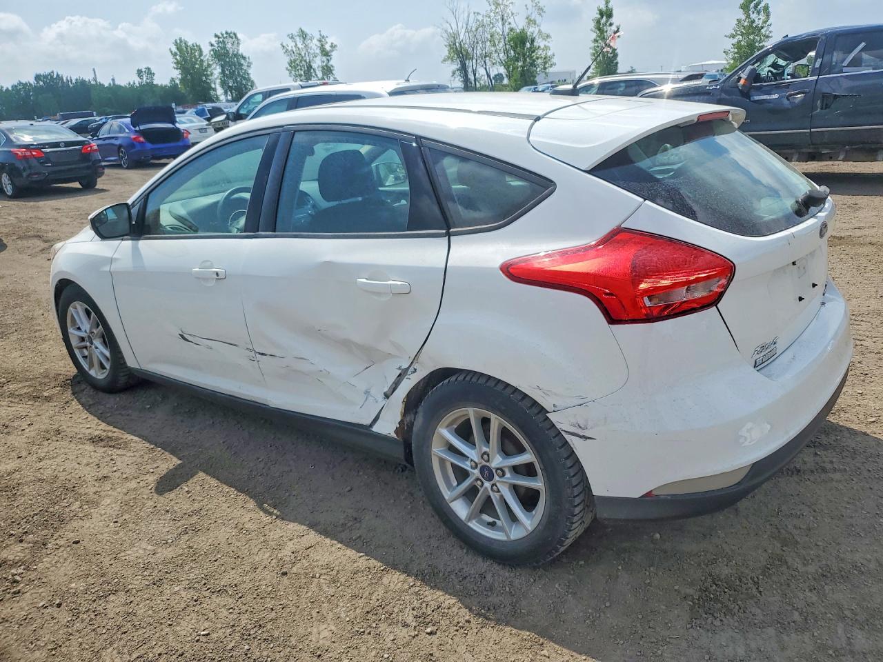 2015 Ford Focus Se White vin: 1FADP3K21FL265259