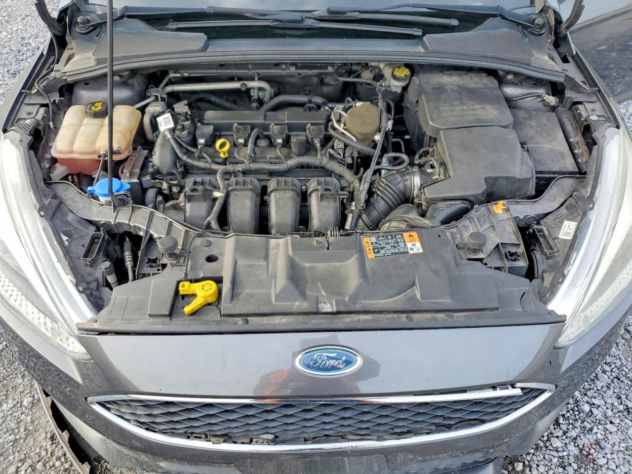 2015 Ford Focus Se Gray vin: 1FADP3K21FL291781