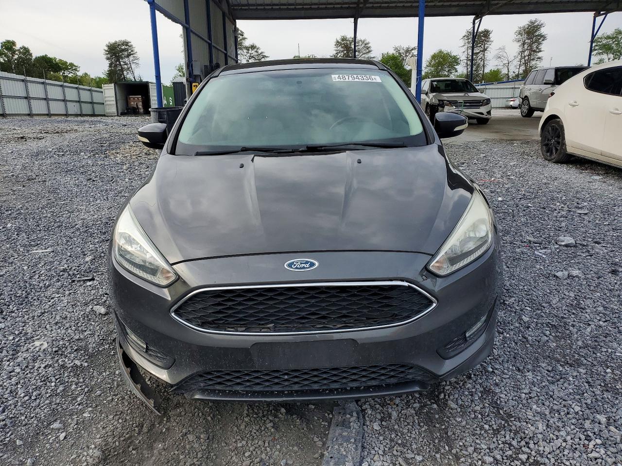 2015 Ford Focus Se Gray vin: 1FADP3K21FL291781