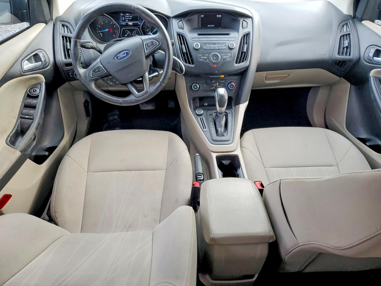 2015 Ford Focus Se Gray vin: 1FADP3K21FL291781