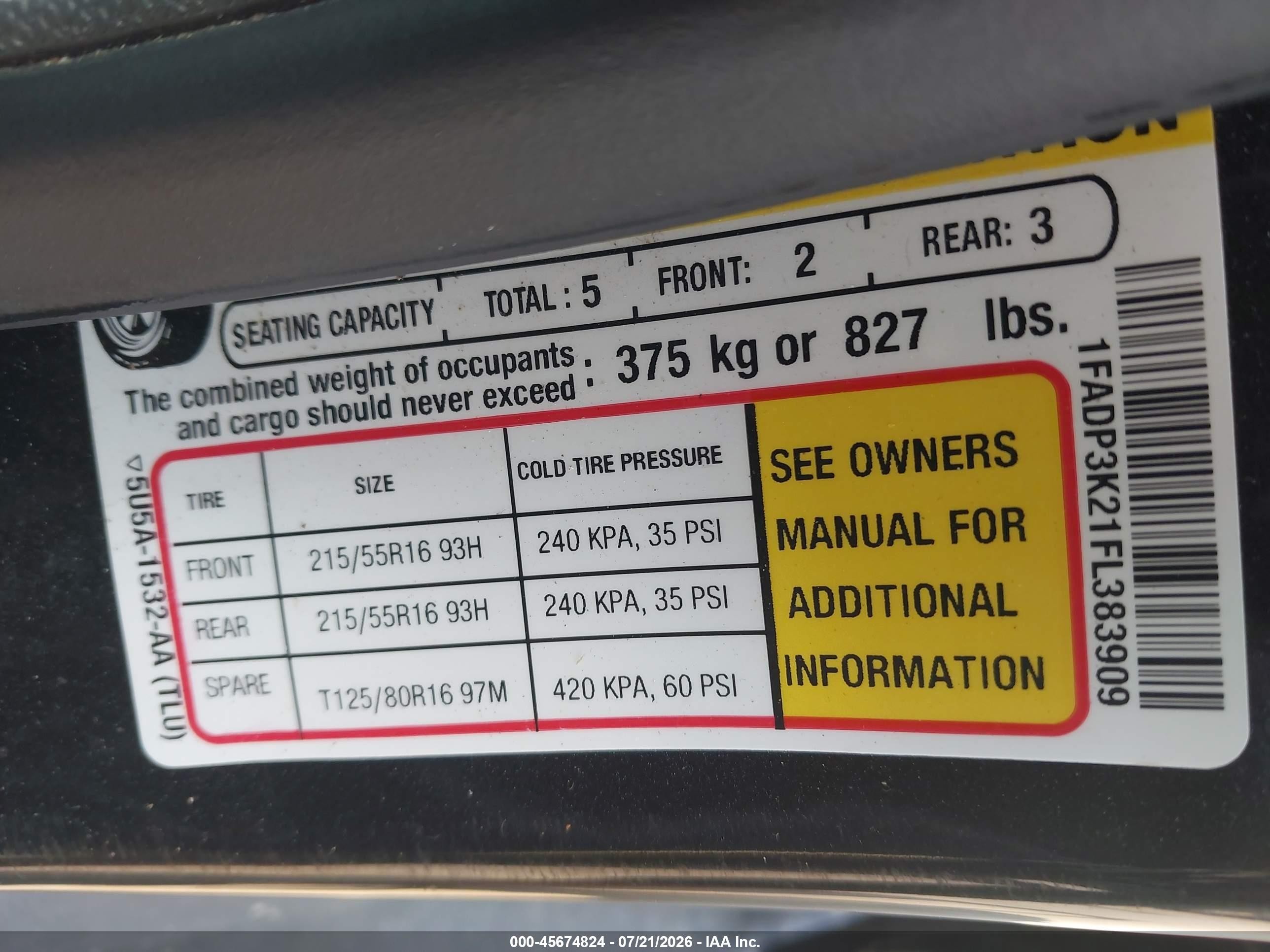 2015 Ford Focus Se Черный vin: 1FADP3K21FL383909