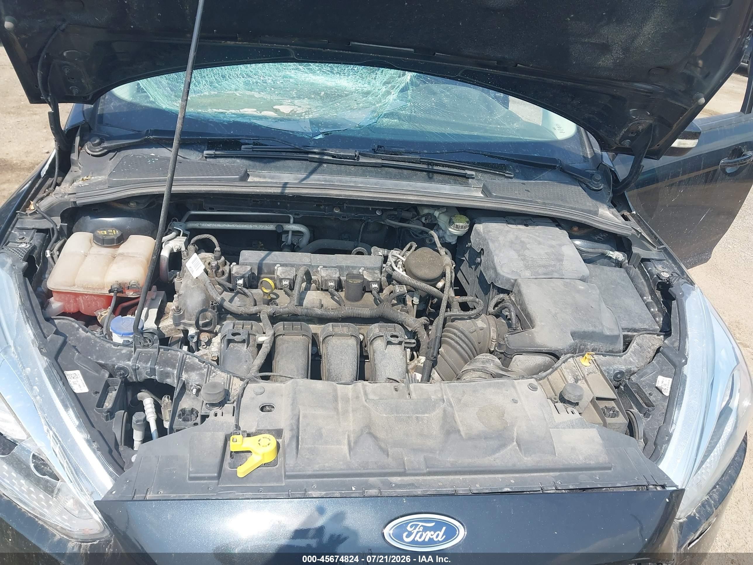 2015 Ford Focus Se Черный vin: 1FADP3K21FL383909