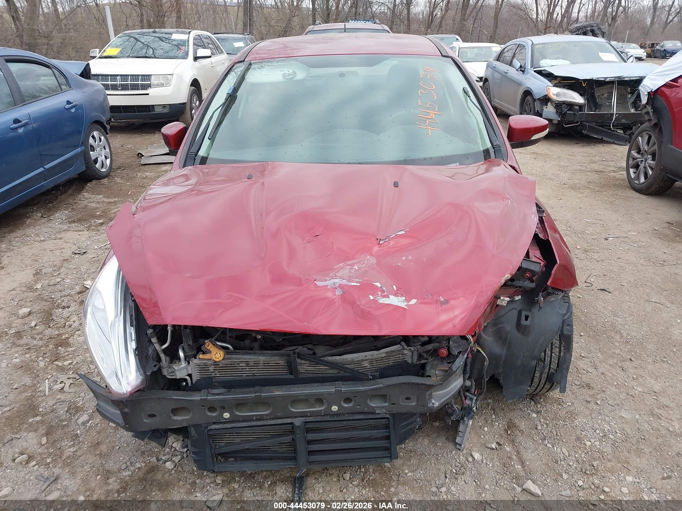 2016 Ford Focus Se Red vin: 1FADP3K21GL226978