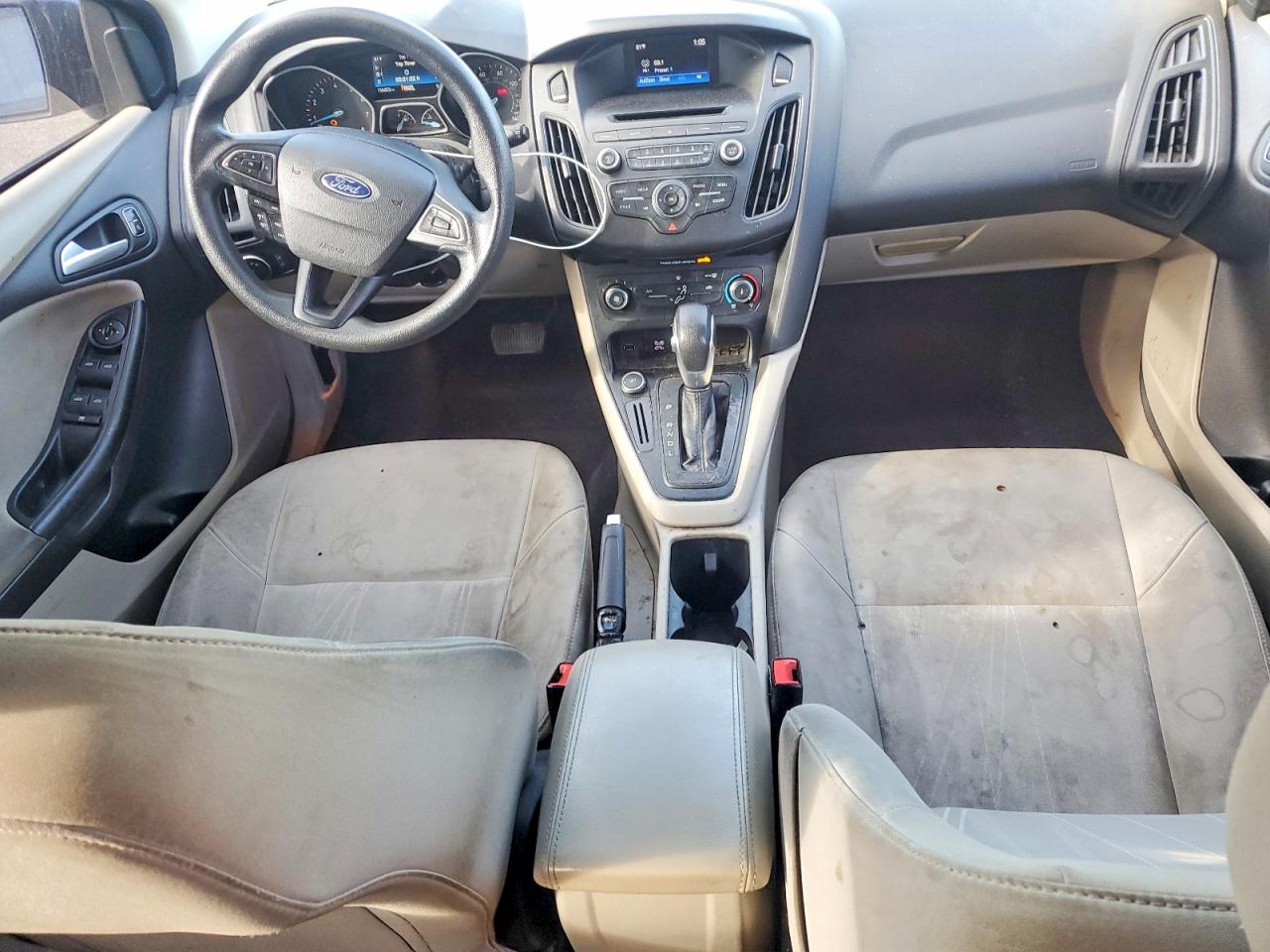 2017 Ford Focus Se Gray vin: 1FADP3K21HL231244