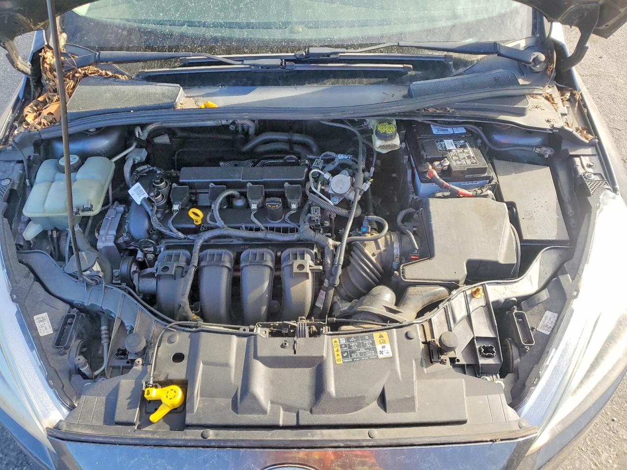 2017 Ford Focus Se Gray vin: 1FADP3K21HL231244