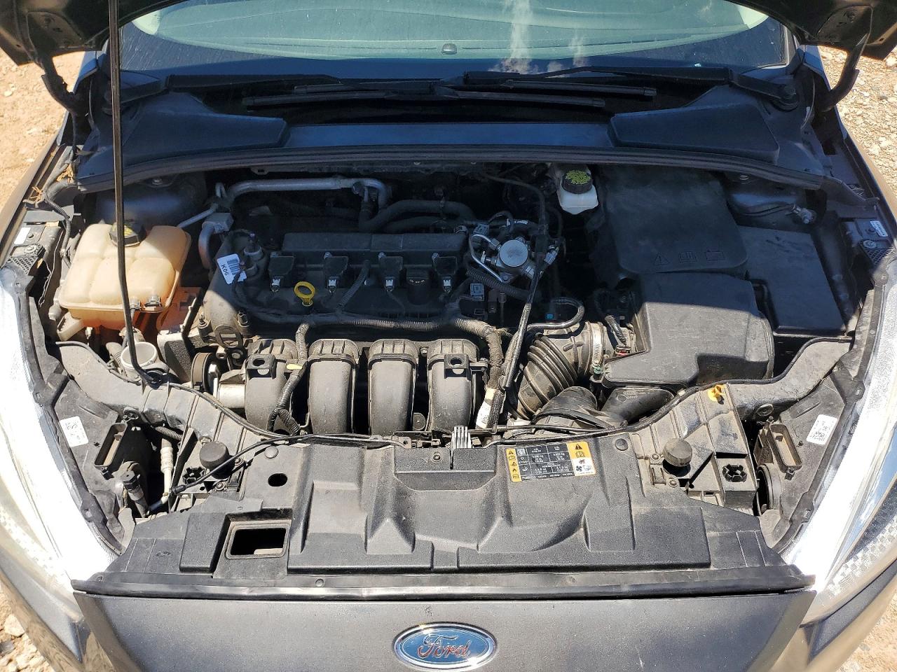 2018 Ford Focus Se Серый vin: 1FADP3K21JL282846