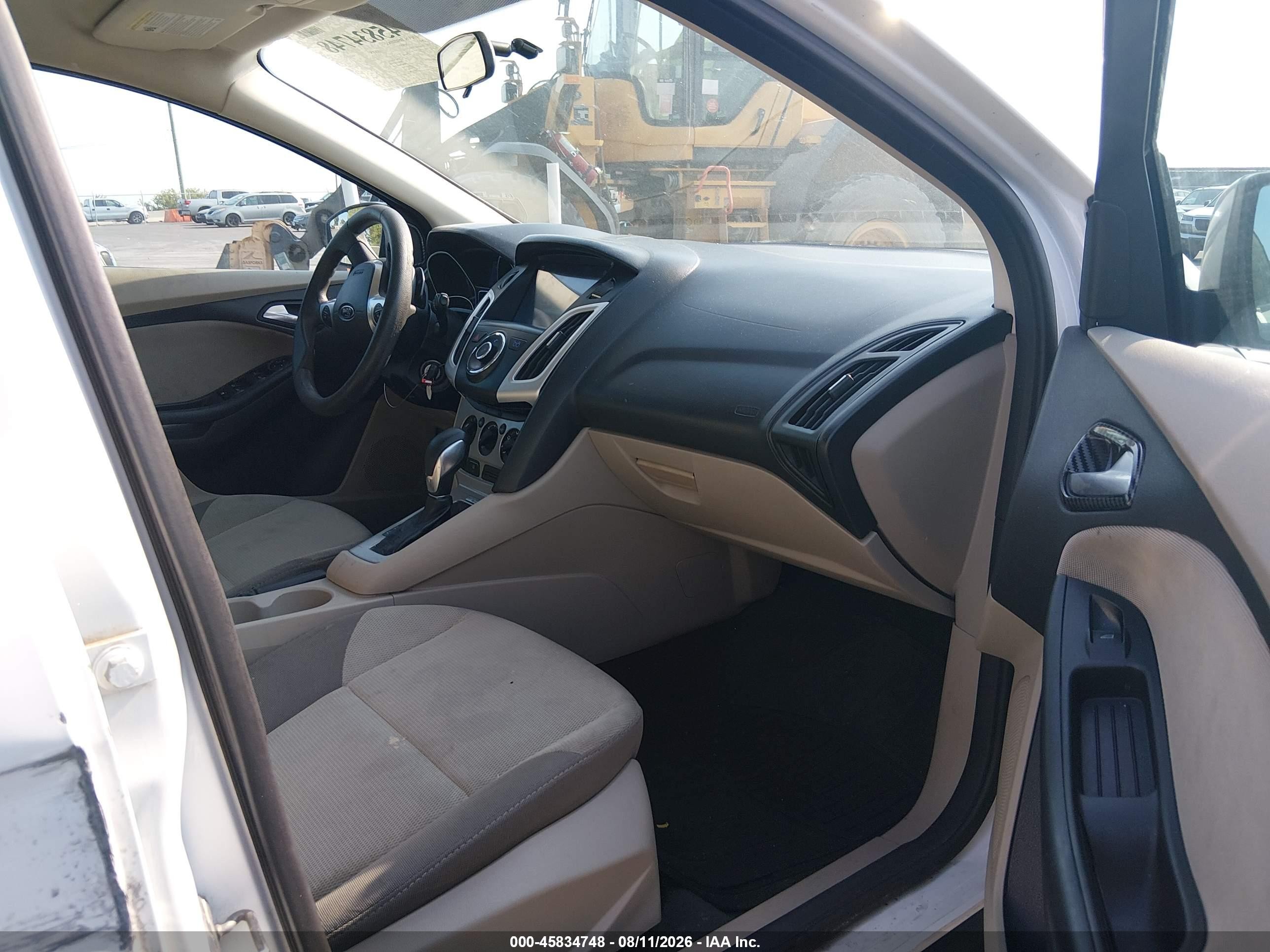 2013 Ford Focus Se White vin: 1FADP3K22DL125556