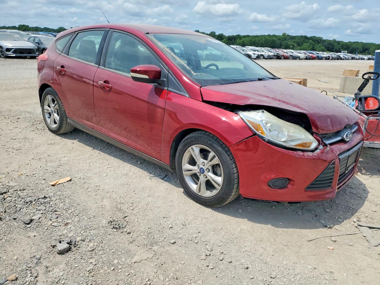 2013 Ford Focus Se Red vin: 1FADP3K22DL158170